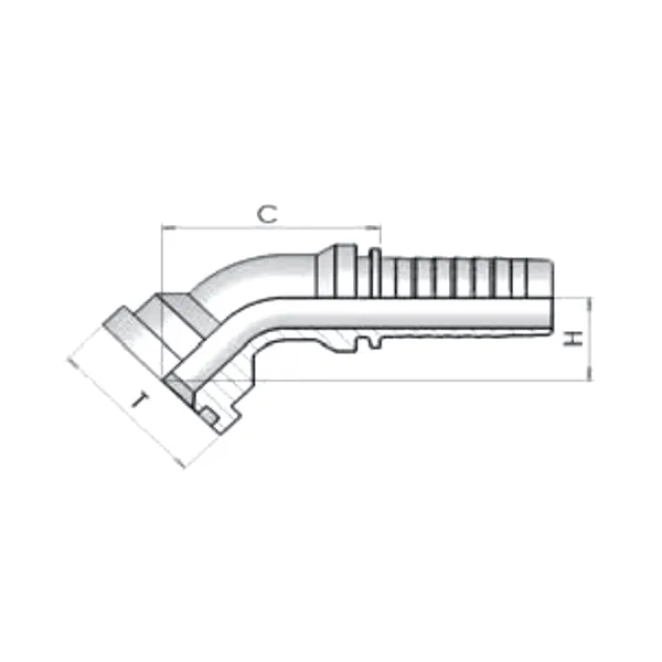 Фитинг SF Dу -51мм (84,1) 45