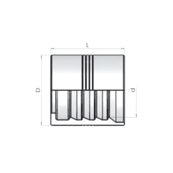 Муфта обжимная Dу-20 мм (3SC/4SP/4SH)