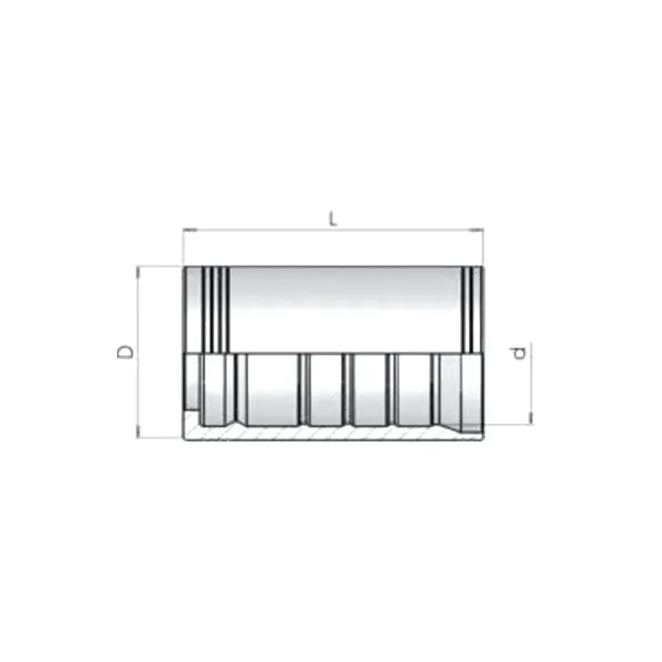 Муфта обжимная Dу-32 мм (R13/R15) Interlock
