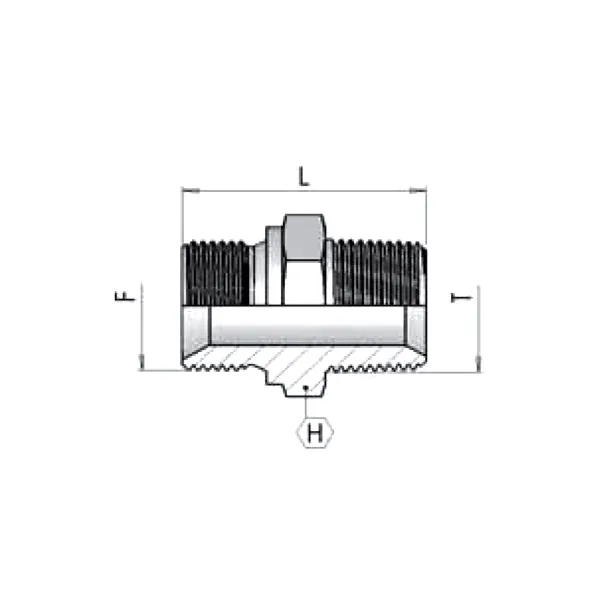 Адаптер (пр) BSP 1 1/4"- NPTF 1 1/4" 