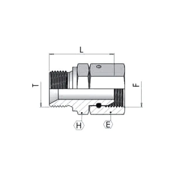 Адаптер (пр) BSP 3/4" - 1/2" ш-г 
