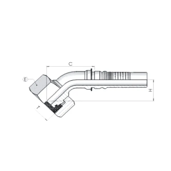 Фитинг Dу -25мм (М36х2) 45 DKO-S OS-25 Interlock