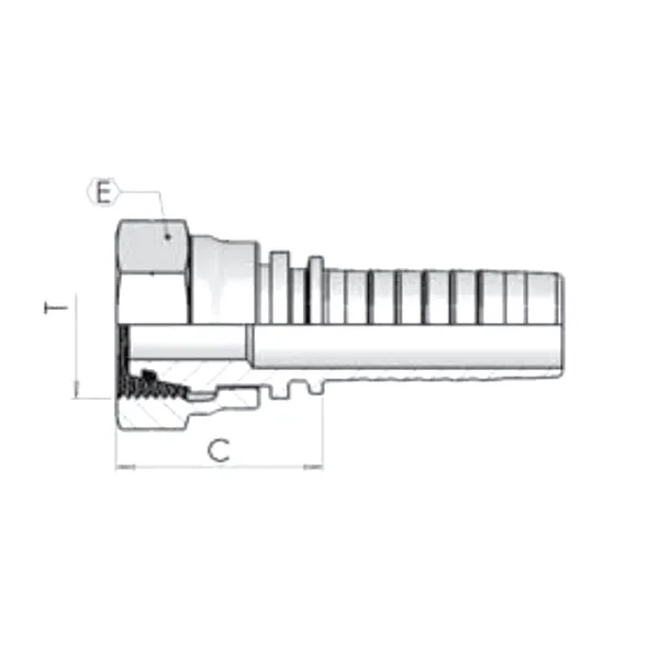 Фитинг Dу -10мм (М16х1,5) пр DKO-L 