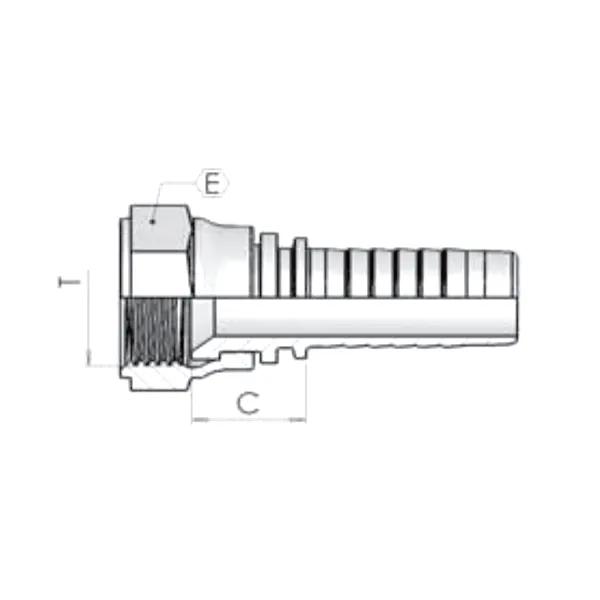 Фитинг JIC Dу -25мм (1 5/16") пр