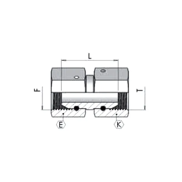 Адаптер (пр) BSP 3/4" - 3/4" г-г 