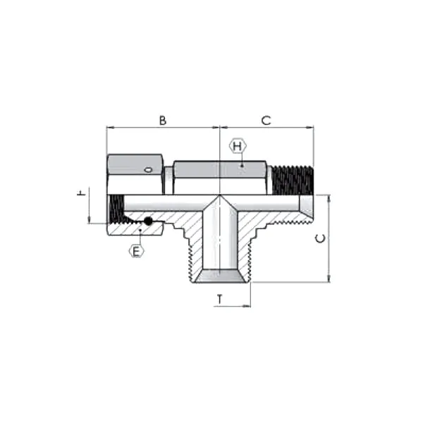 Адаптер (тр) BSP 3/8" ш-ш-г 