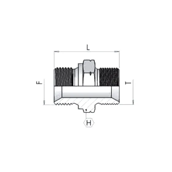 Адаптер (пр) BSP 3/8"- М22х1,5 