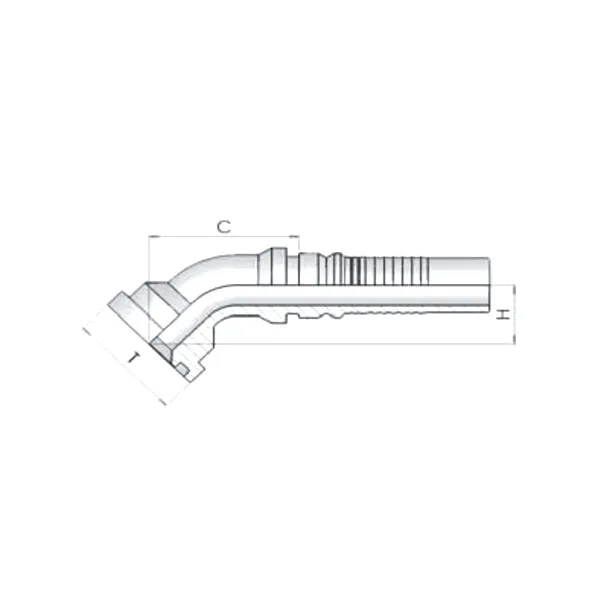 Фитинг SF Dу -32мм (63,5) 45 Interlock 