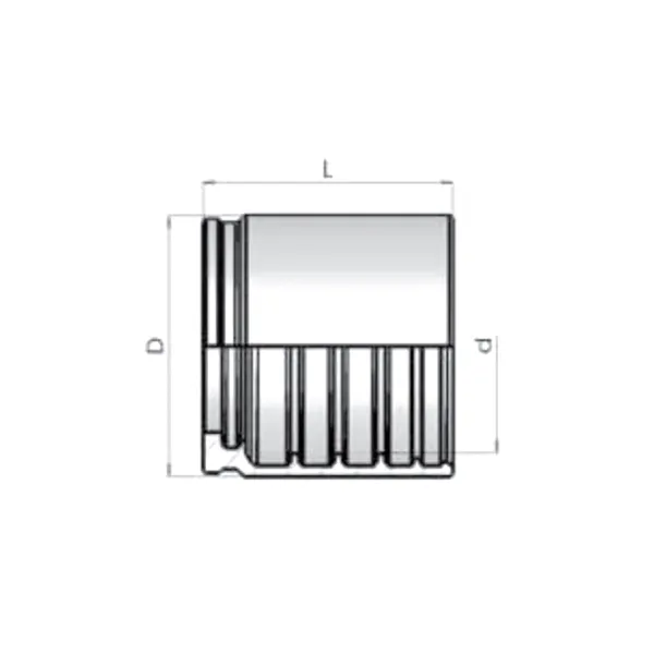 Муфта обжимная Dу-08 мм (2SN)