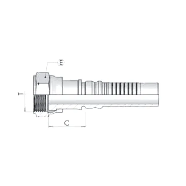 Фитинг ORFS Dу -20мм (1 3/16") пр Interlock