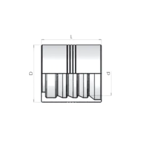 Муфта обжимная Dу-32 мм (4SP/4SH)