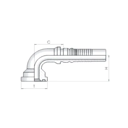 Фитинг SF Dу -20мм (44,5) 90 SFL-3 Interlock