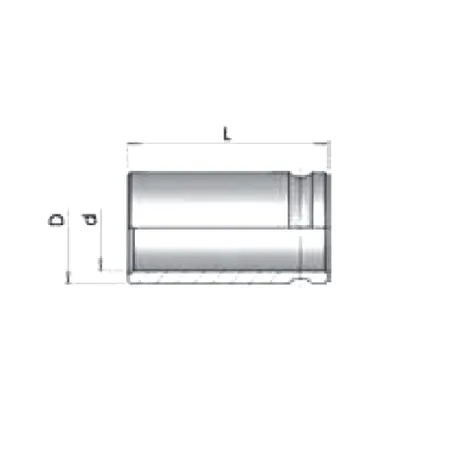 Муфта обжимная Dу-10 мм гофр.