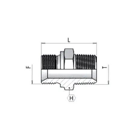 Адаптер (пр) BSP 1 1/4"- NPTF 1 1/4" 