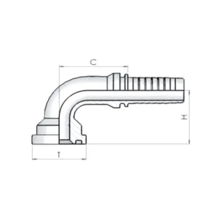 Фитинг SF Dу -25мм (41,3) 90