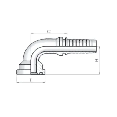 Фитинг SF Dу -16мм (38,1) 90 SFL-3