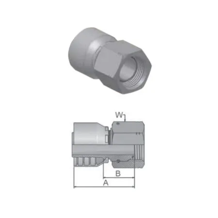 Фитинг BSP Dy -6мм (3/8") пр