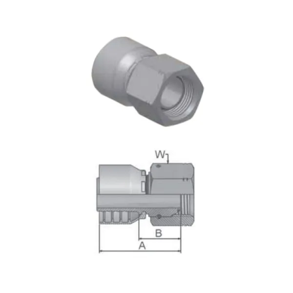 Фитинг BSP Dy -25мм (1") пр Parker