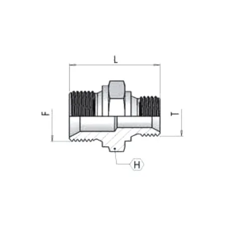 Адаптер (пр) BSP 5/8" - 1/2" ш-ш 