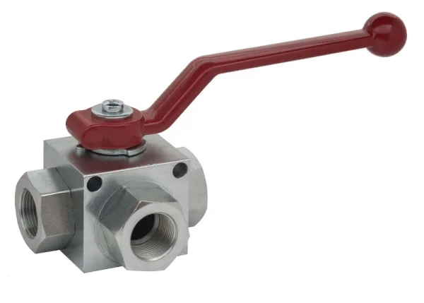 Кран D-25мм R1" (трехпутевой шаровой) 