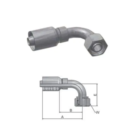Фитинг Dу -12мм (М24х1.5) 90 DKO-S