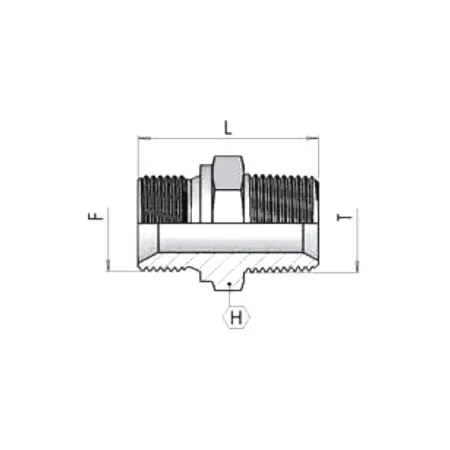 Адаптер (пр) BSP 1/4"- BSPT 3/8" 
