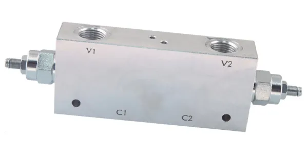 Тормозной клапан двойной OCVDOIP41G34N 3/4' 100-350 бар