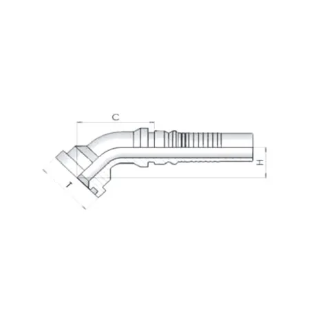 Фитинг SF Dу -20мм (41,3) 45 Interlock