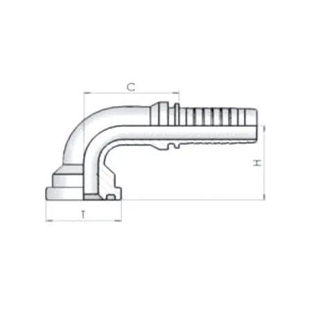 Фитинг SF Dу -16мм (34,0) 90
