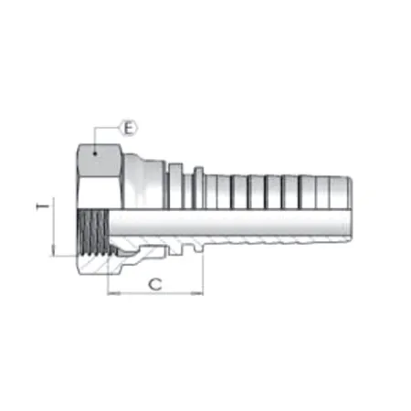 Фитинг BSP Dу -20мм (3/4") пр