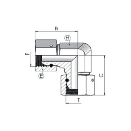 Адаптер (90) BSP 3/4" г-г компакт (4550-12)