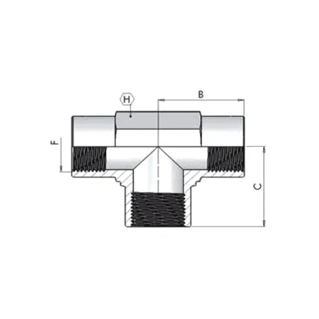 Адаптер (тр) BSP 3/8" вн.р. 