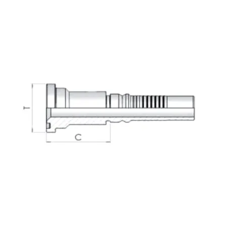 Фитинг SF Dу -25мм (47,6) пр Interlock