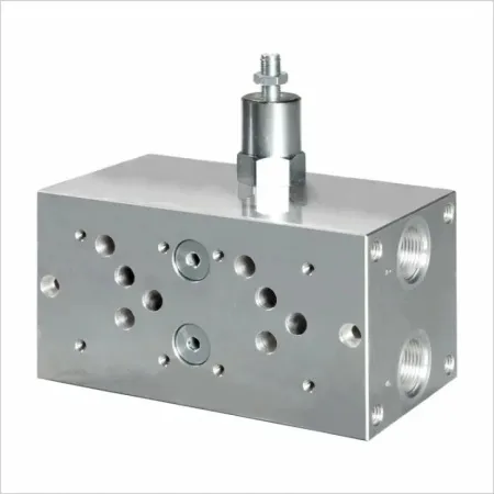 Плита монтажная CETOP5 4-х местная FMBNG10PV4 (PT-G3/4; AB-G1/2) алюминий