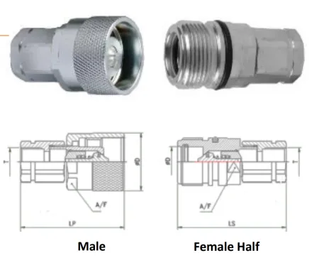 БРС муфта 3/4" резьбовой 250bar
