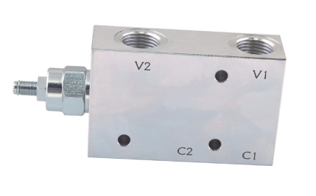 Тормозной клапан односторонний OCVSOIP41G12N 1/2' 100-350 бар